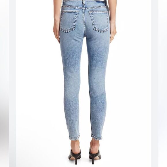 ReDone 90s High-Rise Straight-Leg Button Fly 290-3WHRAC NWT Sz 29 $285 - Picture 2 of 4